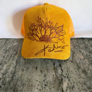 Sunflower Kalico Suede Hat