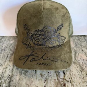 Flower Kalico Suede Hat
