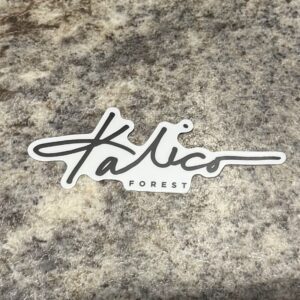 Kalico Forest Script Sticker (Original)