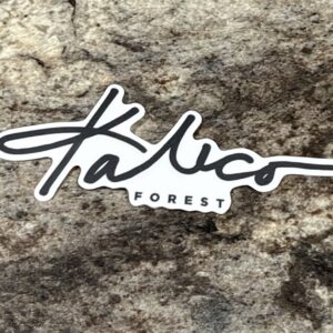 Kalico Forest Script Sticker — "The Typo Edition" (Misprint)